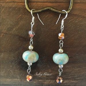 Pastel palette Artisan sterling silver hand made